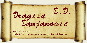 Dragiša Damjanović vizit kartica